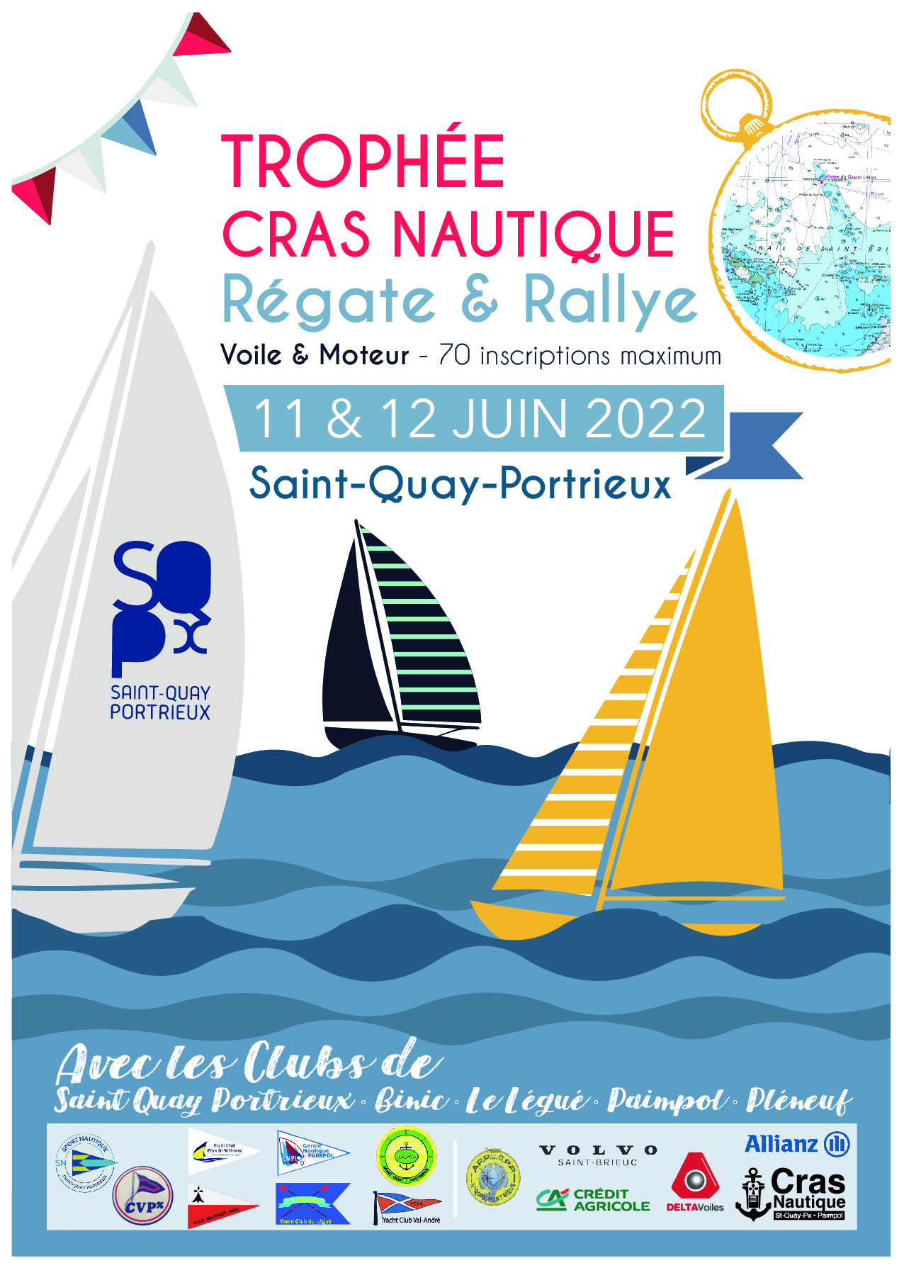 Saint Quay Affiche Trophée Cras Nautique